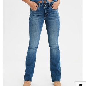 American Eagle Hi-Rise Artist Flare jeans
